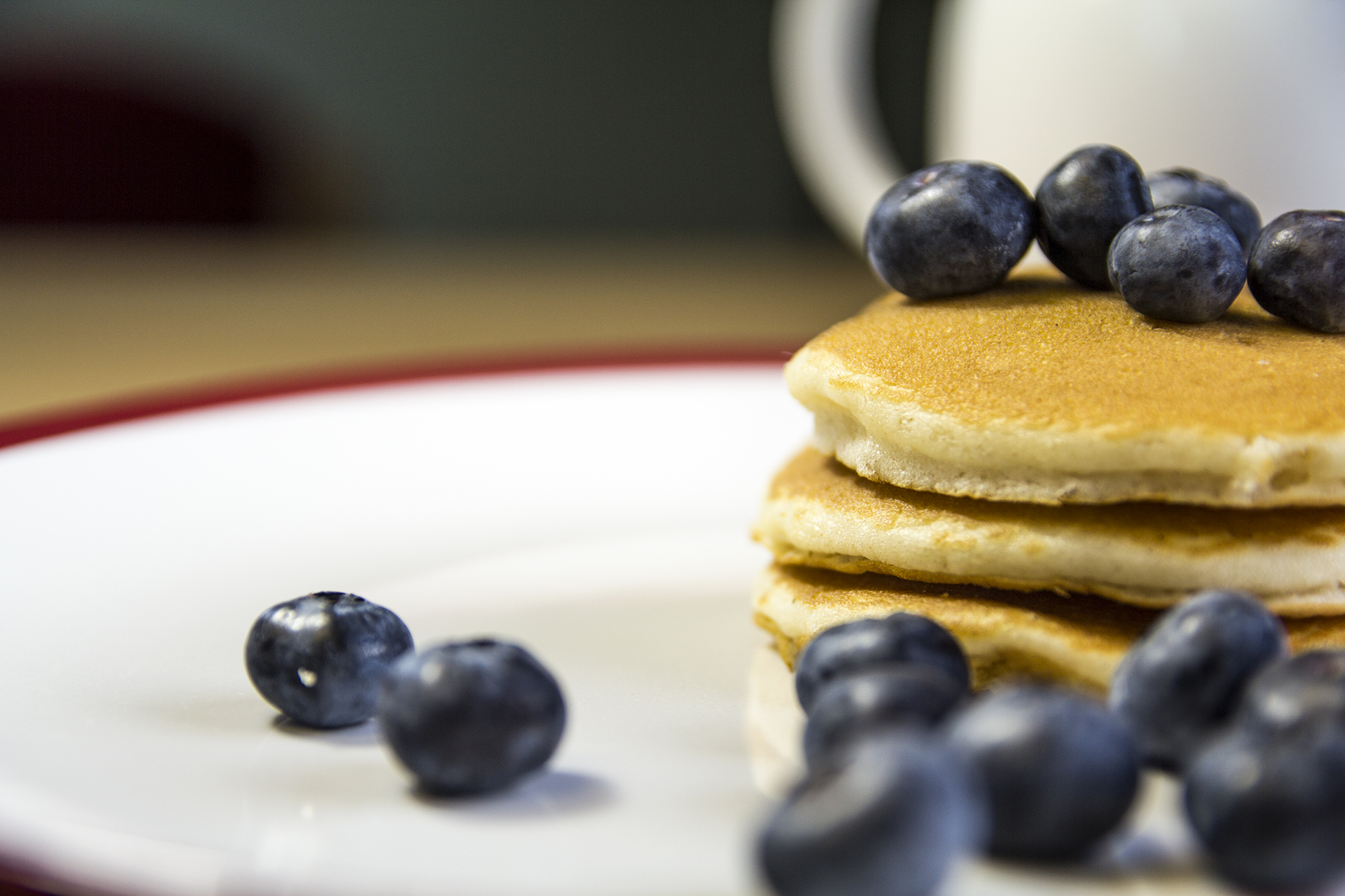 Blueberry Vegan Pancakes