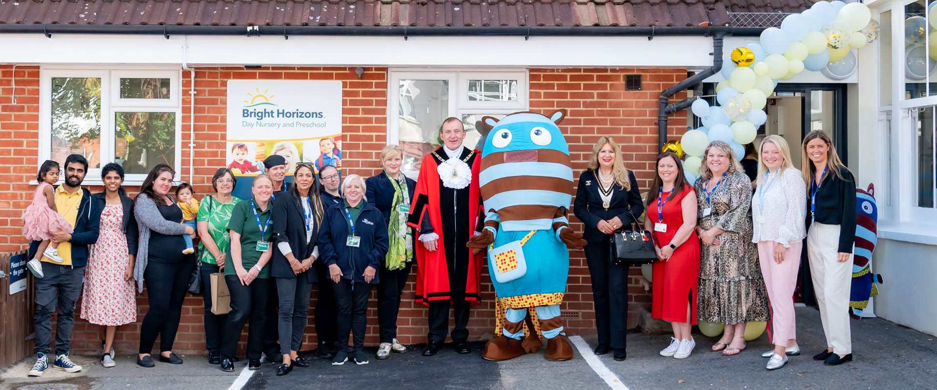 Mayor of Bromley celebrates the opening of brand new nursery