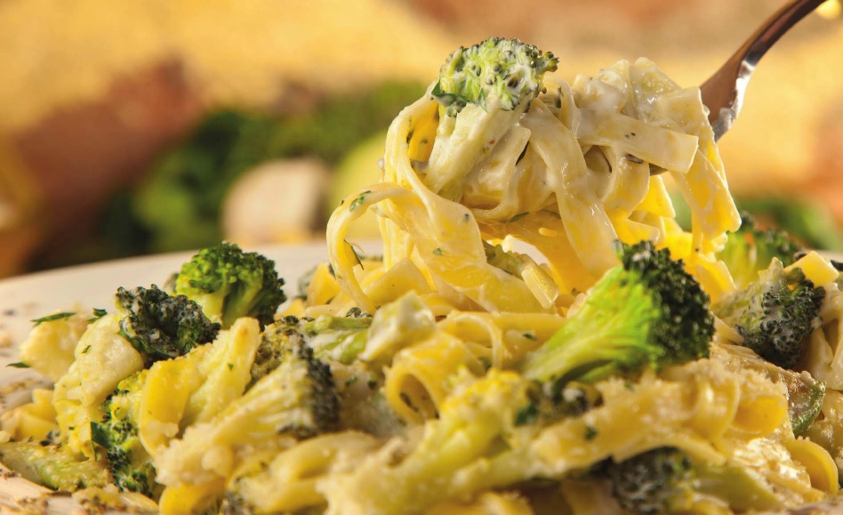 Cheese Brocolli Tagliatelle