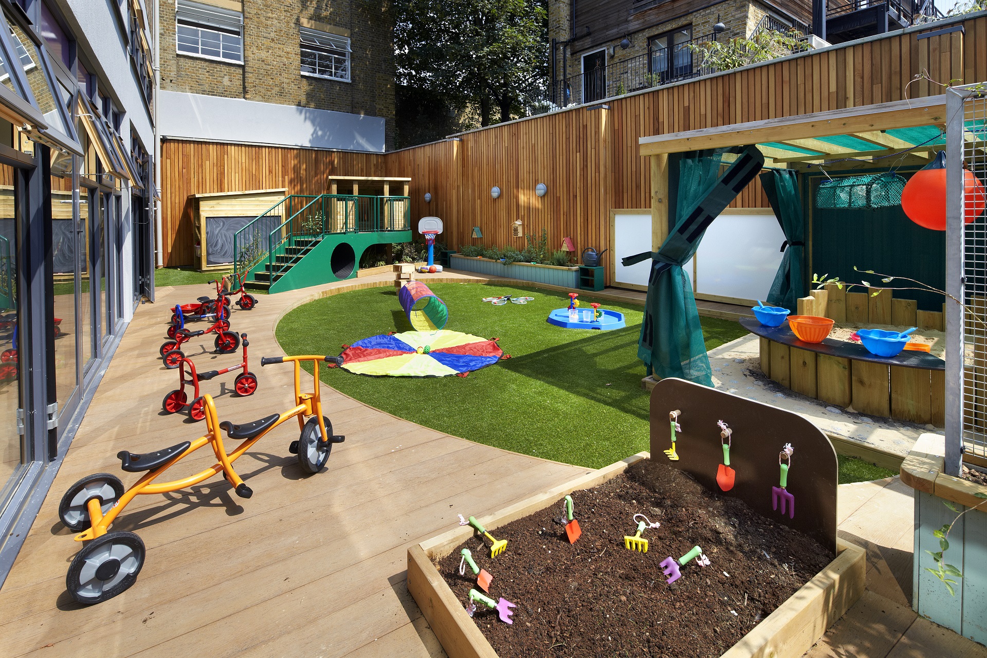 Bright Horizons Clapham Day Nursery garden