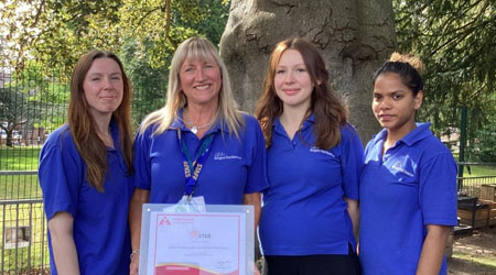 Haydon Hall Montessori Day Nursery awarded STAR certificate by Montessori Global Education.