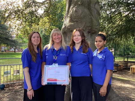 Haydon Hall Montessori Day Nursery awarded STAR certificate by Montessori Global Education.