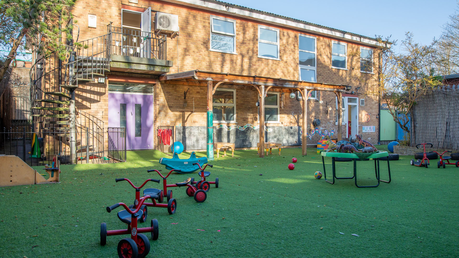 Maythorne Cottages Day Nursery and Preschool garden