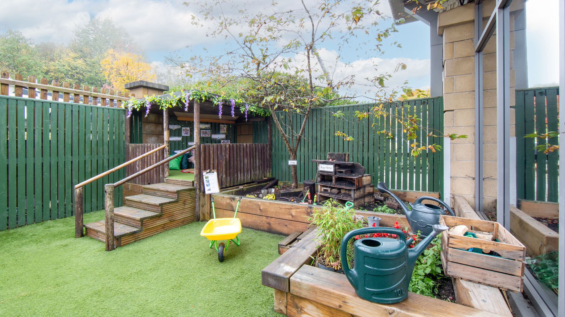 Moortown Day Nursery and Preschool garden