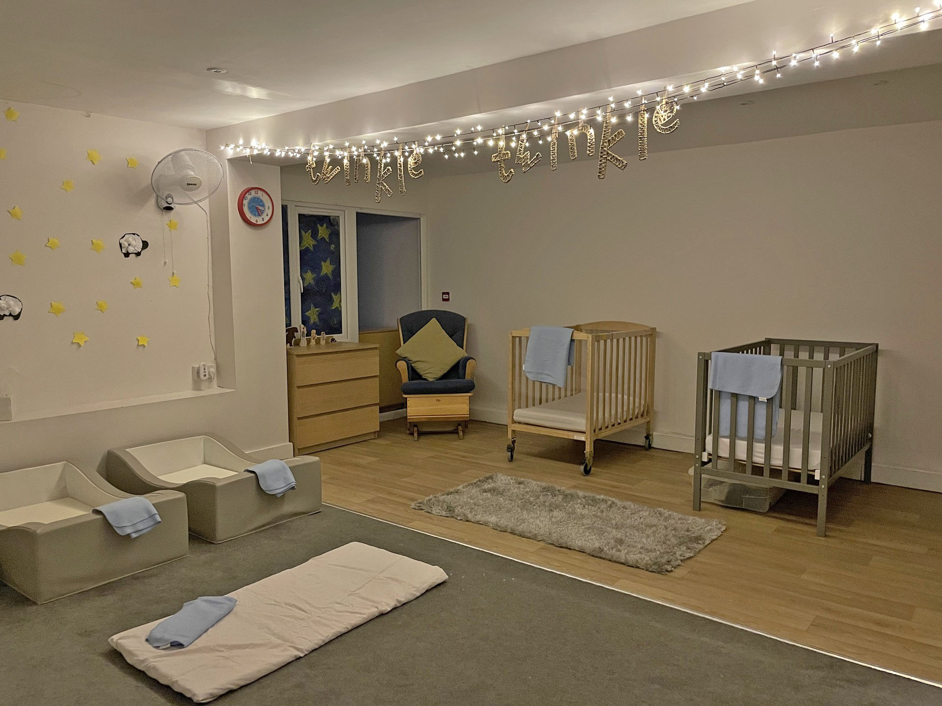 Bright Horizons New Church Road Baby Sleep Room