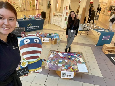 Worthing Nursery Held Art Exhibition at Guildbourne Shopping Centre